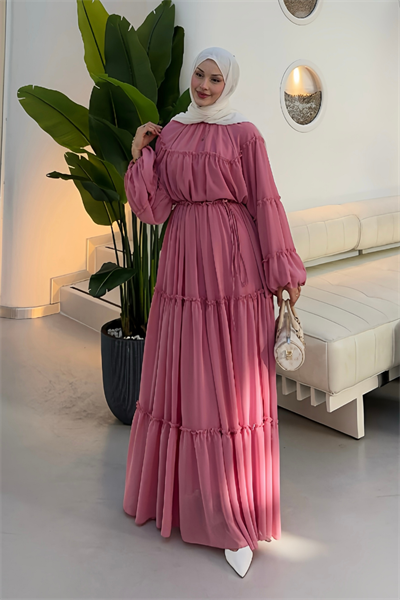 Nafta Elbise - Pembe