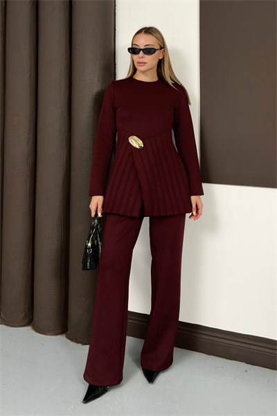 Nuvia Takım - Bordo
