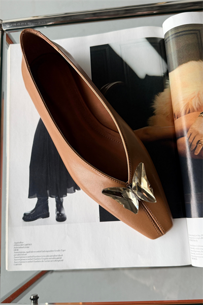 Papillon Babet Ayakkabı - Taba