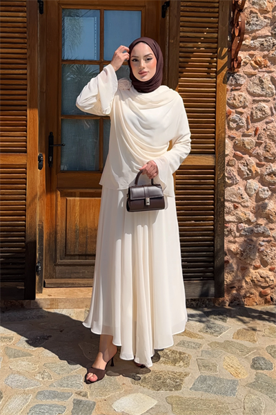 Rose Takım - Ekru