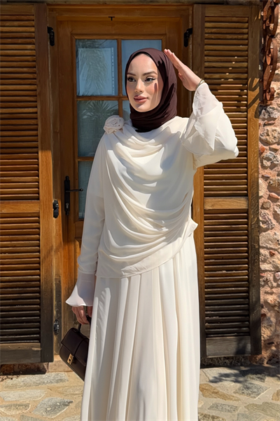 Rose Takım - Ekru