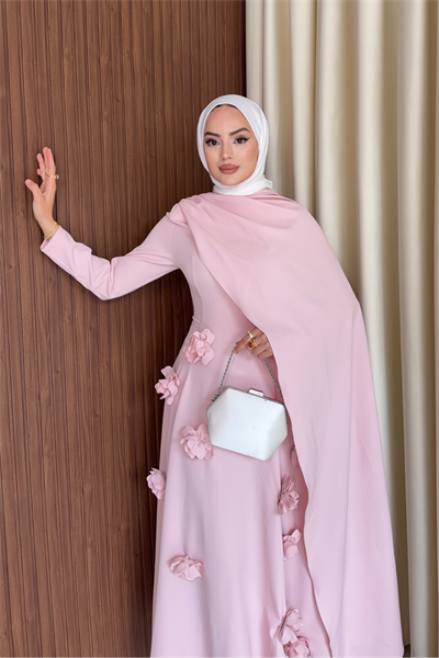 Rovena Elbise - Pembe