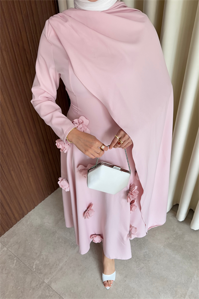 Rovena Elbise - Pembe