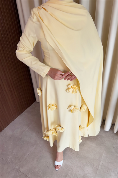 Rovena Elbise - Sarı