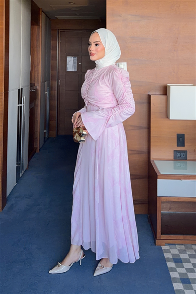 Rozerin Elbise - Pembe