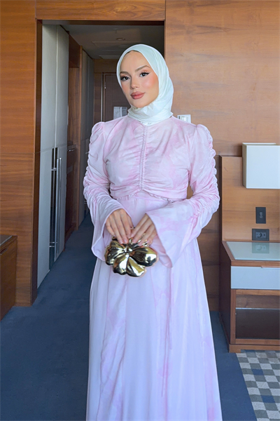Rozerin Elbise - Pembe