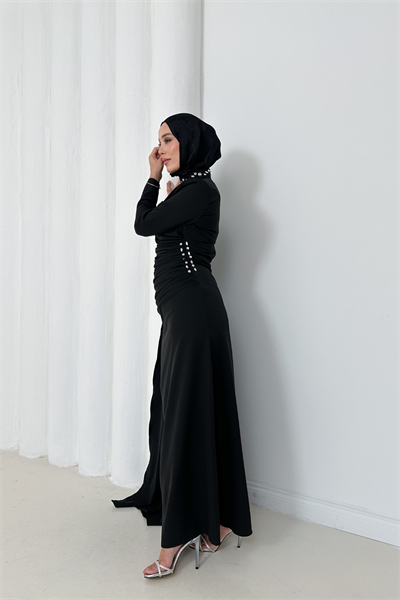 Violet Elbise - Siyah