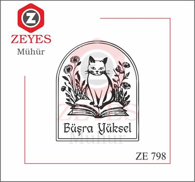 Kitaplar ve Kedi Mührü   ZE 798