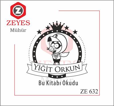 Kral Sakir Çocuk Kitap Mührü   ZE 632