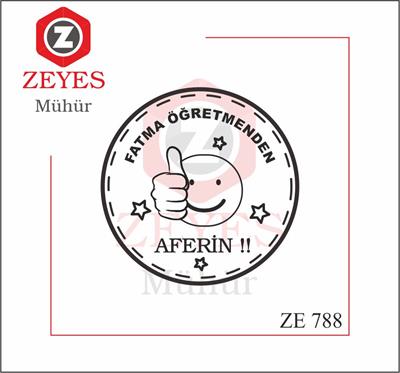 Ögretmen Aferin Mührü  ZE 788
