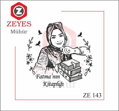 Portre Kitap Mührü  ZE 143