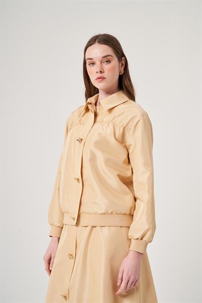 OE25Y939638-Tafta Bomber Ceket