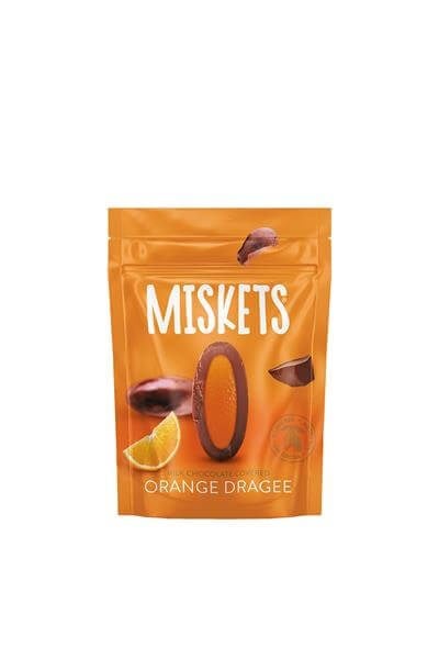 Sütlü Çikolata Kaplamalı Portakal Draje 70 gr