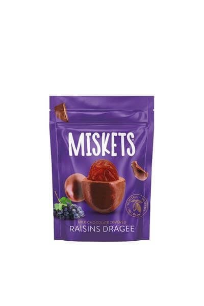 Sütlü Çikolata Kaplı Üzüm Draje 70 gr