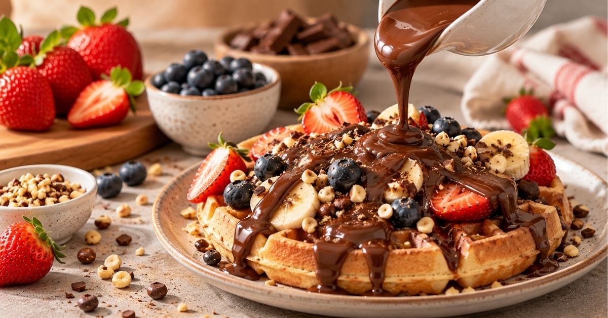 waffle çikolata sosu tarifi,çikolata sosu,waffle sosu,sütlü çikolata sosu,beyaz çikolata sosu