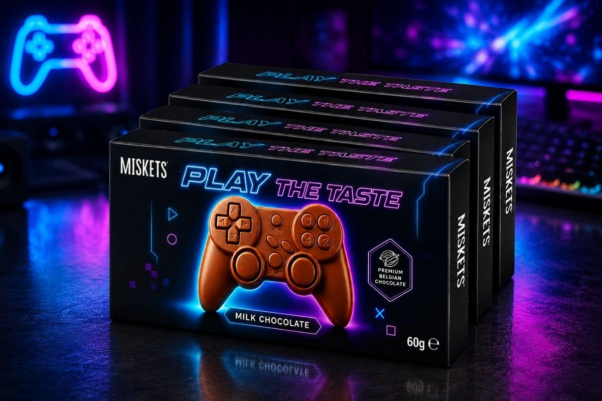 oyuncu sevgiliye hediye,Miskets Play The Taste Gamer Oyun Konsolu Şekilli Sütlü Çikolata