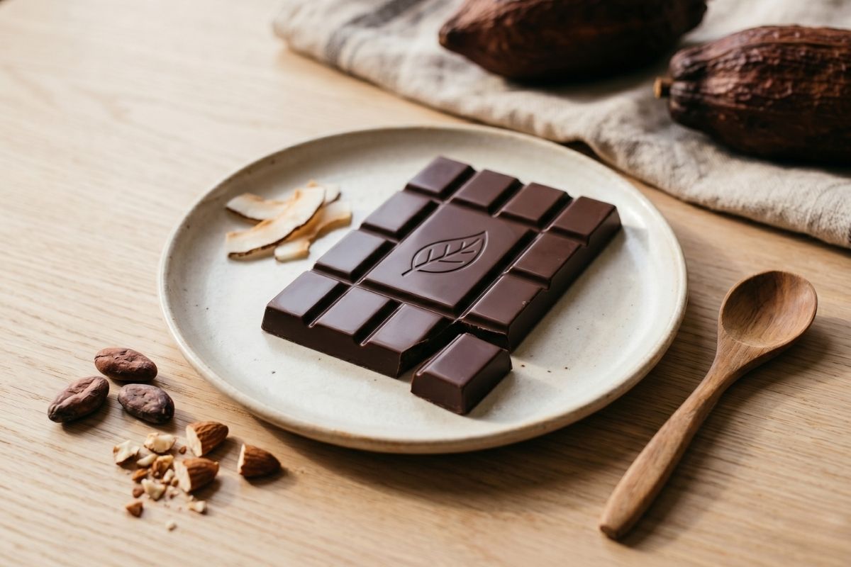 vegan çikolata,bitkisel süt,hayvansal bileşen,bitter çikolata,şellak