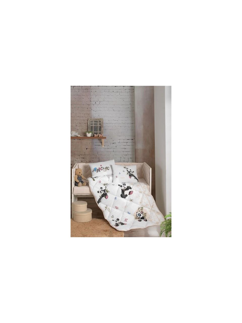 BEBEK UYKU SETİ PANDA V1 BEJ