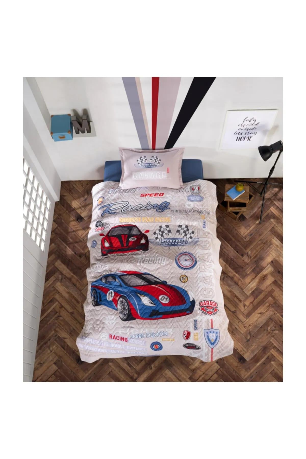 RANFORCE DÖRT MEVSİM SET T.K. GARAGE V1 MAVİ