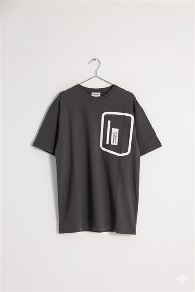 Erkek Çocuk Baskılı  T-Shirt  Füme