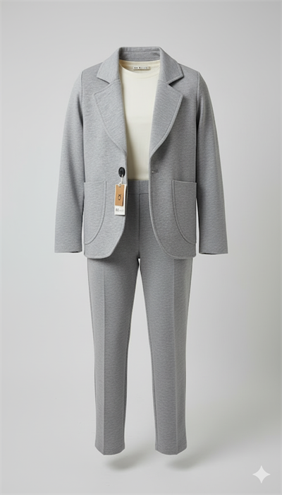 Erkek Çocuk Likralı Pamuklu  3'lü Takım Elbise (9-15 yaş) 