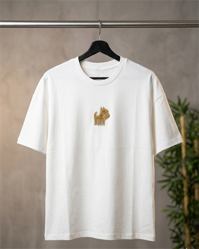 Kadın Beymen Club Stil Arma Detaylı  Beyaz Tişört