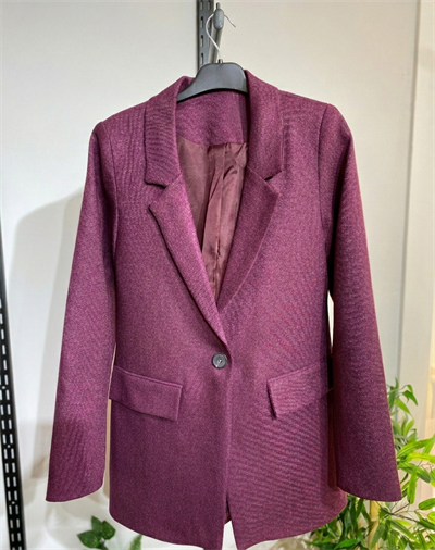 Kadın Tek Düğmeli Klasik Blazer Ceket