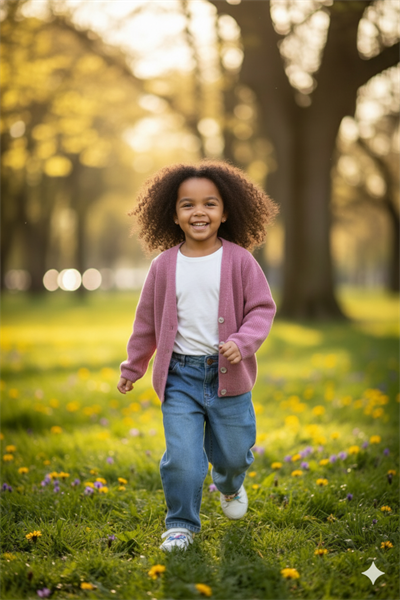 Kız Çocuk Triko Hırka