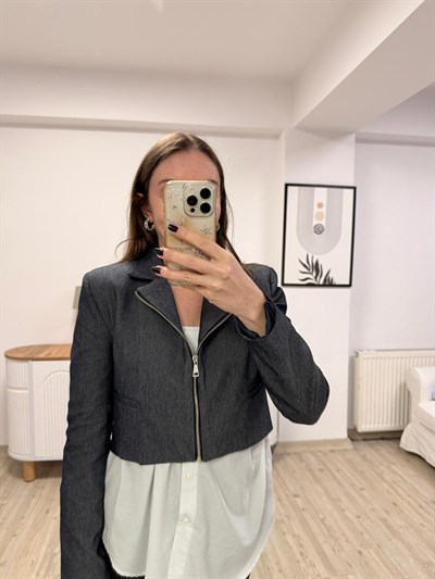 Crop Ceket 