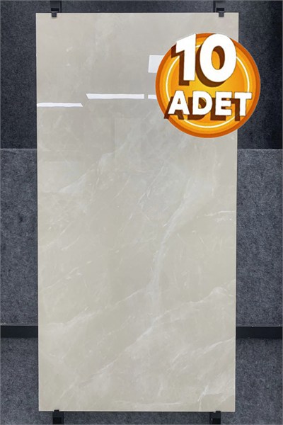 10 Adet, 30x60 Cm Açık Krem Bej Renkler Lüks Mermer Desenli Kendinden Yapışkanlı Mutfak Banyo Wc Kaplama Pvc Panel M059