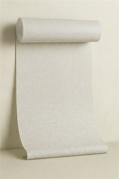 Bien Exclusıve 5500 Serin Krem Hasır Hissi Lüks Görünüm Dokulu Duvar Kağıdı 53x1000 cm, 5M²