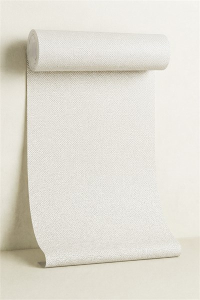 Bien Exclusıve 5550 Serin Gri Hasır Hissi Lüks Görünüm Dokulu Duvar Kağıdı 53x1000 cm, 5M²