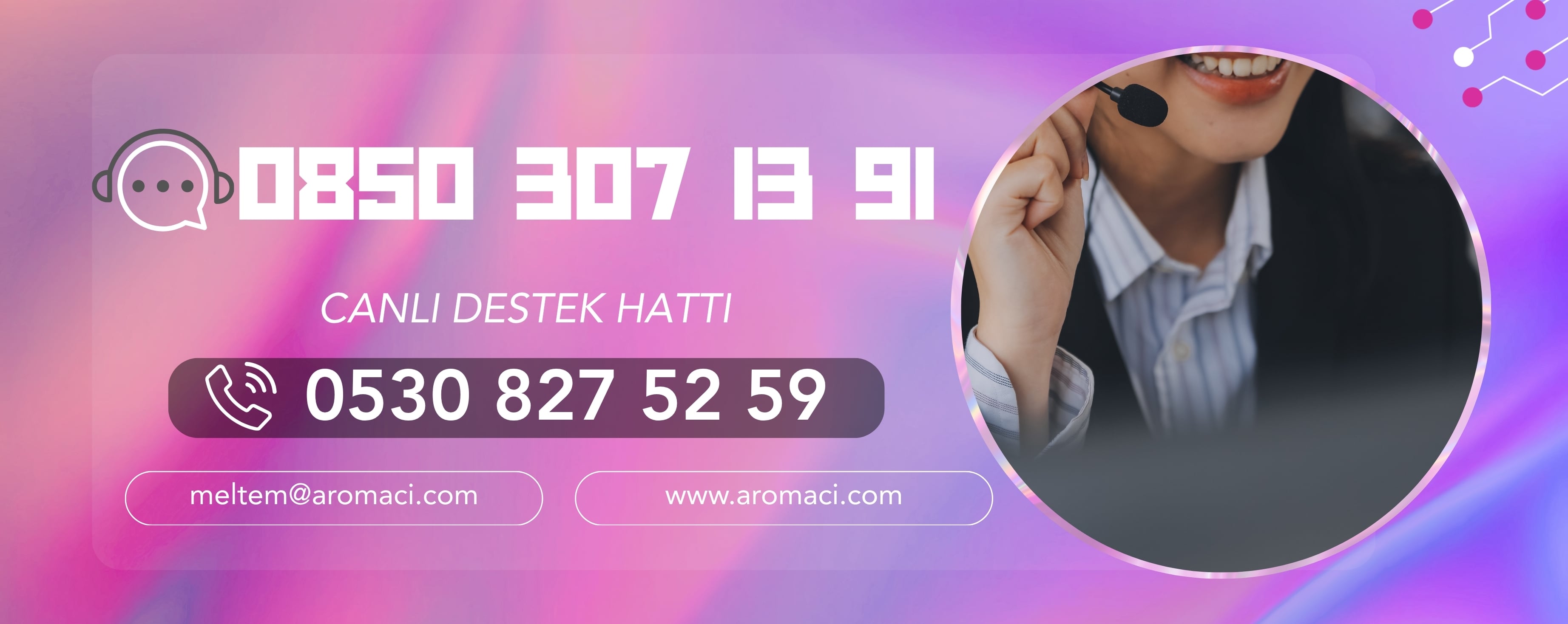 Aromaci Canlı Destek Hattu