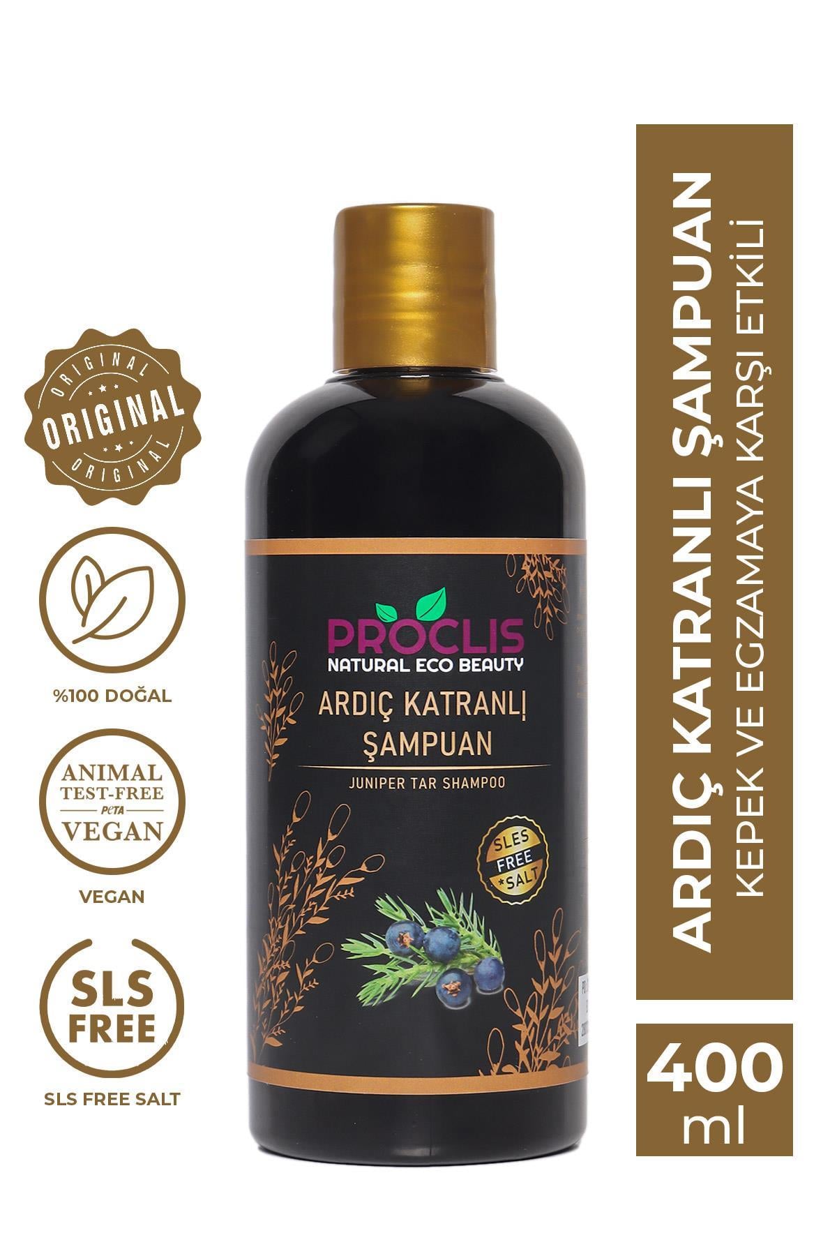Proclis Ardıç Katranlı Doğal Şampuan 400 ml | Kepek ve Egzama