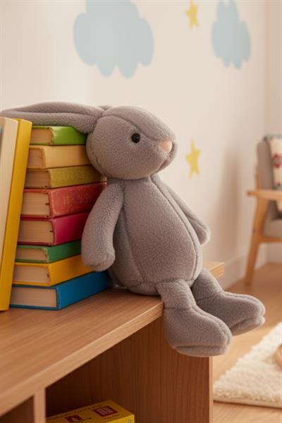 Yumuşacık Peluş Tavşan Hediyelik Bebek Uyku ve Oyun Arkadaşı 45 cm Oyuncak