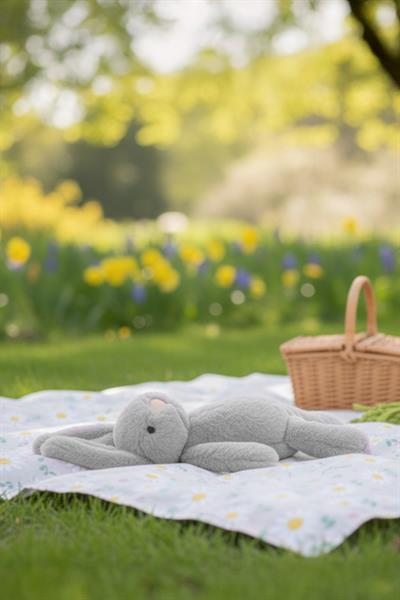 Yumuşacık Peluş Tavşan Hediyelik Bebek Uyku ve Oyun Arkadaşı 45 cm Oyuncak