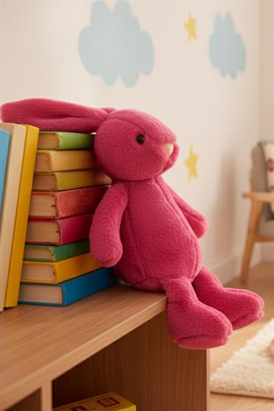 Yumuşacık Peluş Tavşan Hediyelik Bebek Uyku ve Oyun Arkadaşı 45 cm Oyuncak