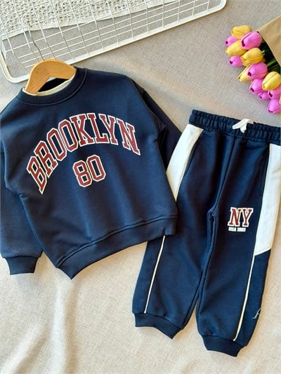 3 iplik unisex Brooklyn takım