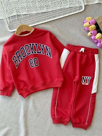3 iplik unisex Brooklyn takım