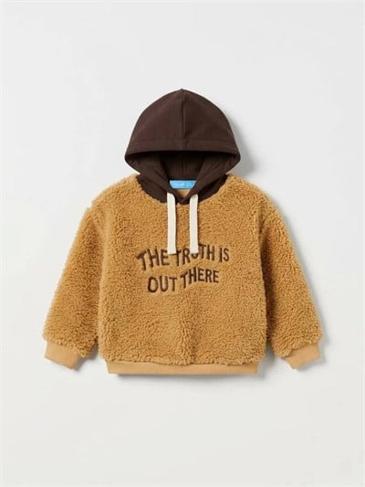 Laciel unisex peluş sweat 