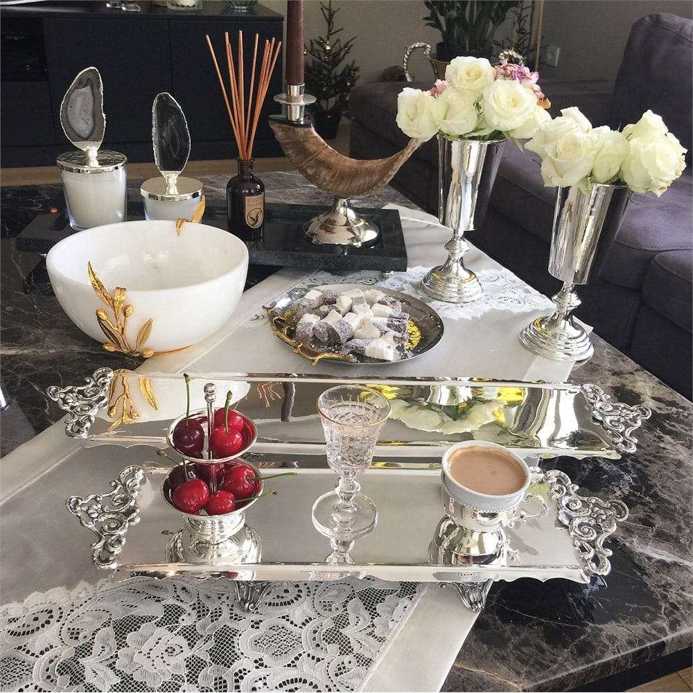 Döküm Kulplu Baton Tepsi