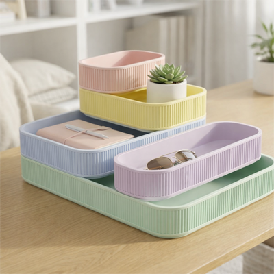 Stackable Organizer Set – Minimal Çok Bölmeli Düzenleyici
