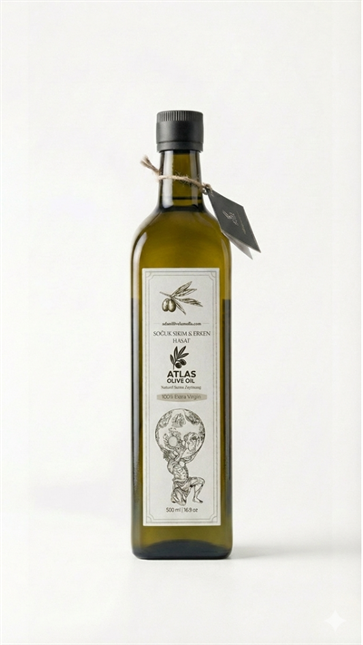 Erken Hasat Soğuk Sıkım Zeytinyağı (500ml)