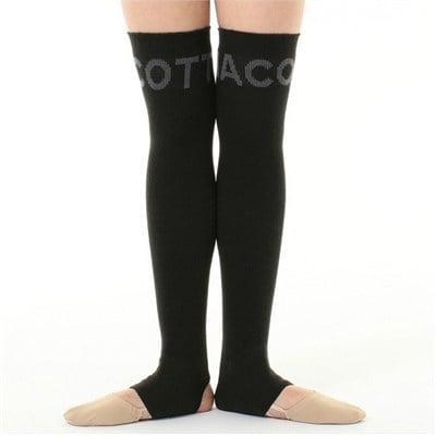 Chacott Logo Leg Covers Bacak Isıtıcı 009 Siyah
