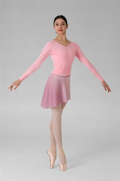 Gymo Dancewear Warm Up Üst Astra Pembe