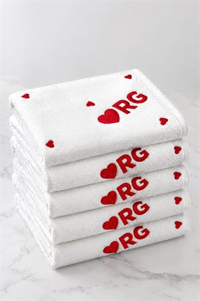 Gymo Yarışma Havlusu Hearts Love RG