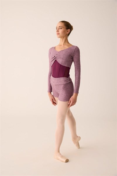 Pridance Art.303 Warm Up Bolero Üst Eflatun