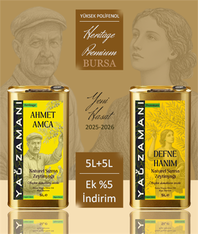 5L+5L Litre Olgun Hasat Naturel Sızma Zeytinyağı