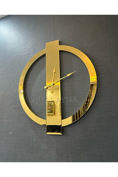 70*80 cm Gold Aynalı Yüzük Saat