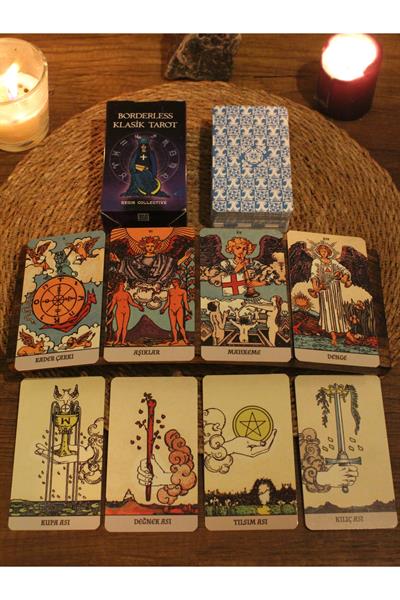 Klasik Borderless Tarot Destesi - 78 Kart